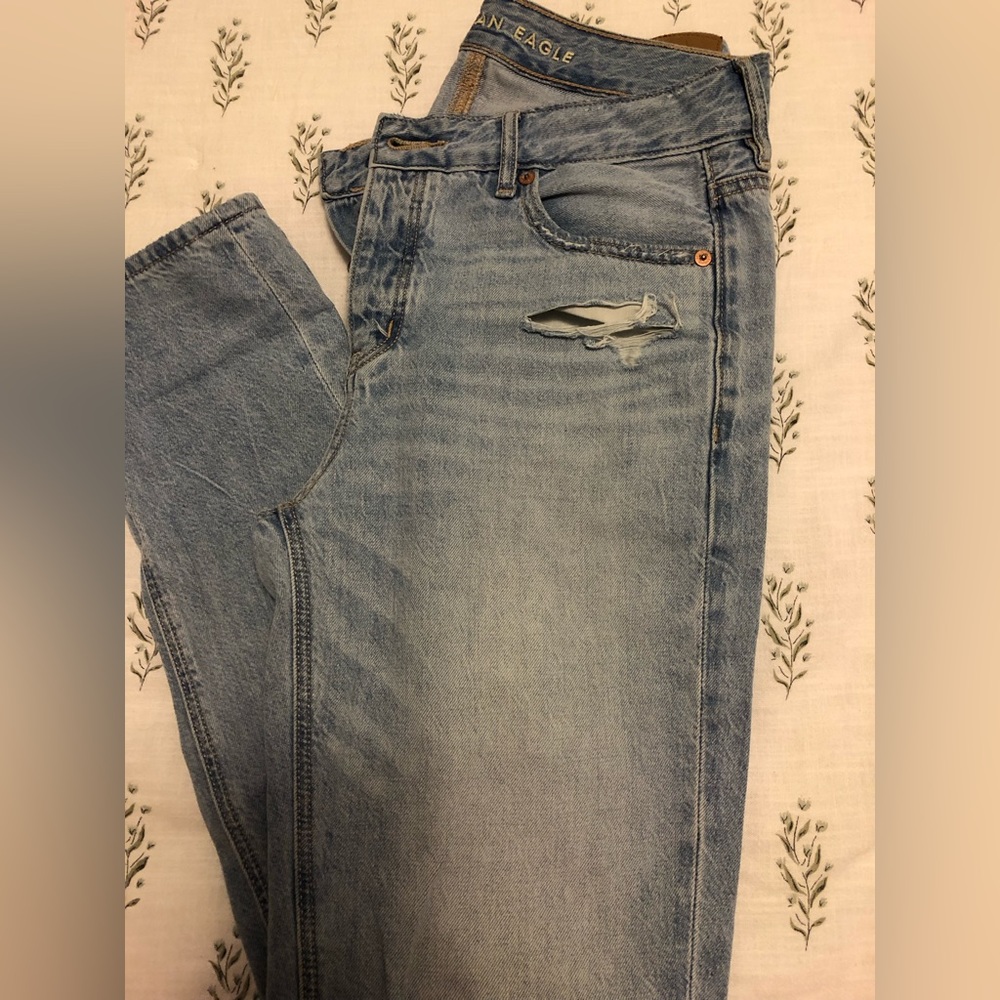 American Eagle Tom Girl Jeans.